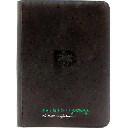 Palms Off Gaming - 9 Pocket Collectors Series Trading Card Binder (Black) - PokéBox Australia