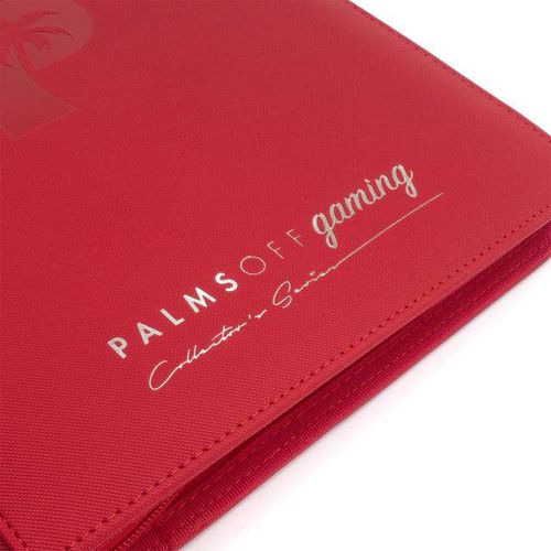 Palms Off Gaming - 9 Pocket Collectors Series Trading Card Binder (Red) - PokéBox Australia