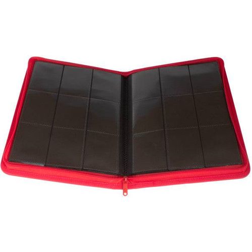 Palms Off Gaming - 9 Pocket Collectors Series Trading Card Binder (Red) - PokéBox Australia