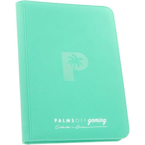 Palms Off Gaming - 9 Pocket Collectors Series Trading Card Binder (Turquoise) - PokéBox Australia