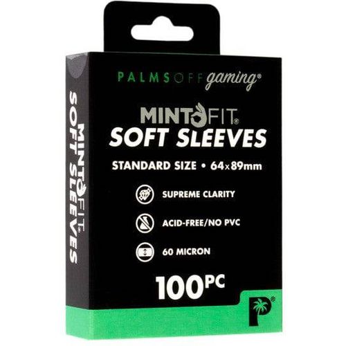 Palms Off Gaming - Mint - Fit Soft Sleeves 100pc - PokéBox Australia