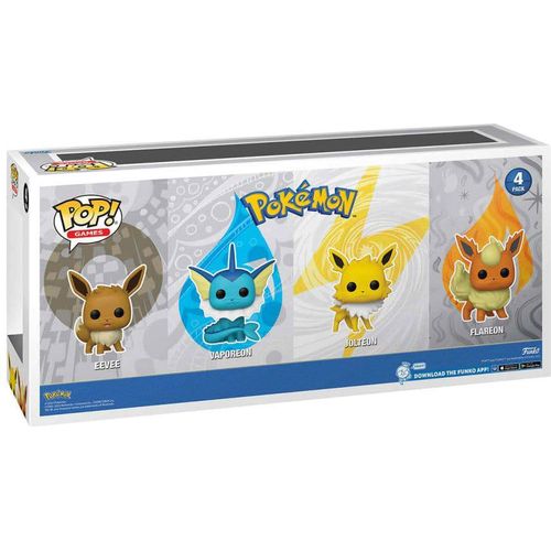 Pokémon - Eeveelutions US Exclusive 4 - Pack Pop! Vinyl Figure - PokéBox Australia