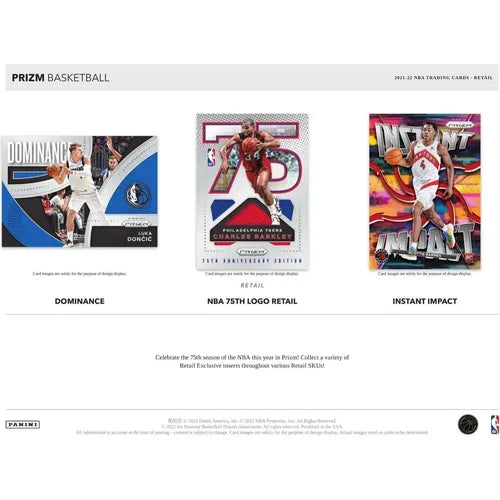 PANINI 2021-2022 NBA Prizm Basketball Retail Box (24 Packs) - PokéBox Australia