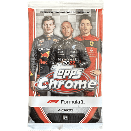 TOPPS 2022 Formula 1 Chrome Hobby Box Booster Pack - PokéBox Australia