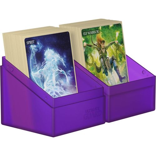 Ultimate Guard Boulder Deck Case 100+ Standard Size Amethyst Deck Box - PokéBox Australia