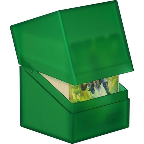 Ultimate Guard Boulder Deck Case 100+ Standard Size Emerald Deck Box - PokéBox Australia
