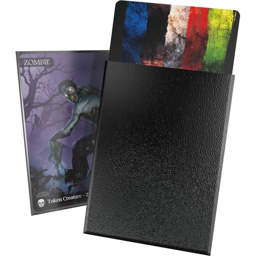 Ultimate Guard Cortex Standard Size Sleeves Matte Black (100) - PokéBox Australia