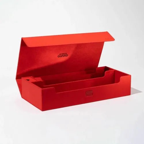 Ultimate Guard Superhive 550+ XenoSkin Monocolor Red Deck Box - PokéBox Australia
