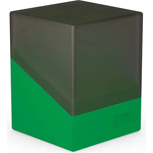 Ultimate Guard Synergy Boulder Deck Case 100+ Black/Green Deck Box - PokéBox Australia