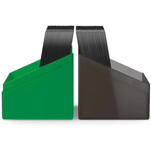 Ultimate Guard Synergy Boulder Deck Case 100+ Black/Green Deck Box - PokéBox Australia