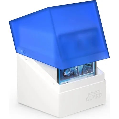 Ultimate Guard Synergy Boulder Deck Case 100+ Blue/White Deck Box - PokéBox Australia