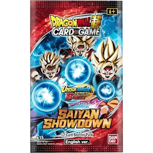 Dragon Ball Super Card Game Unison Warrior Series 15 Boost UW6 Saiyan Showdown Booster Pack - PokéBox Australia